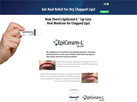 EpiCeram-L™ Lip Care website design by dzine it