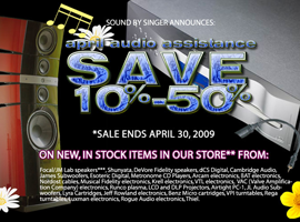 Sound By Singer April Sale